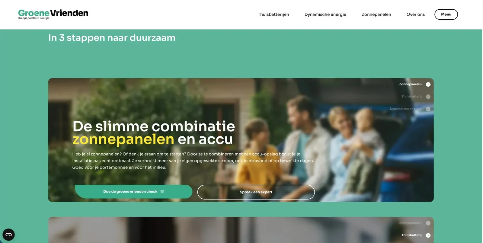 Groene Vrienden / In drie stappen naar duurzaam: zonnepanelen en accu