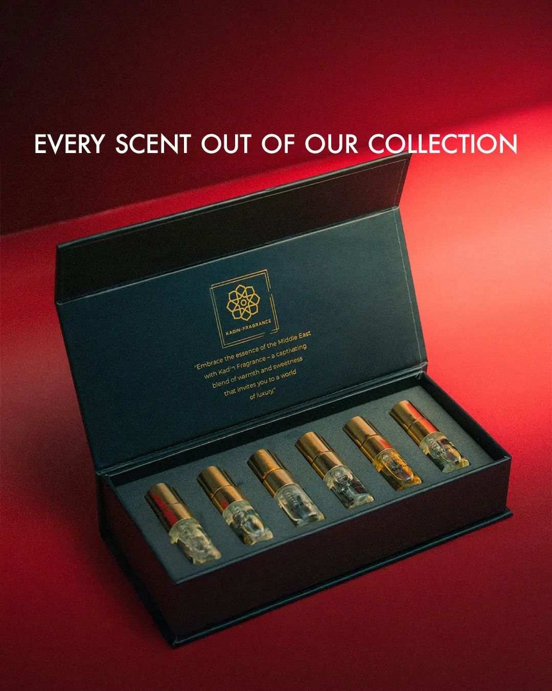 Kadin Fragrance / The Discovery Set / 5 slides / 3/5