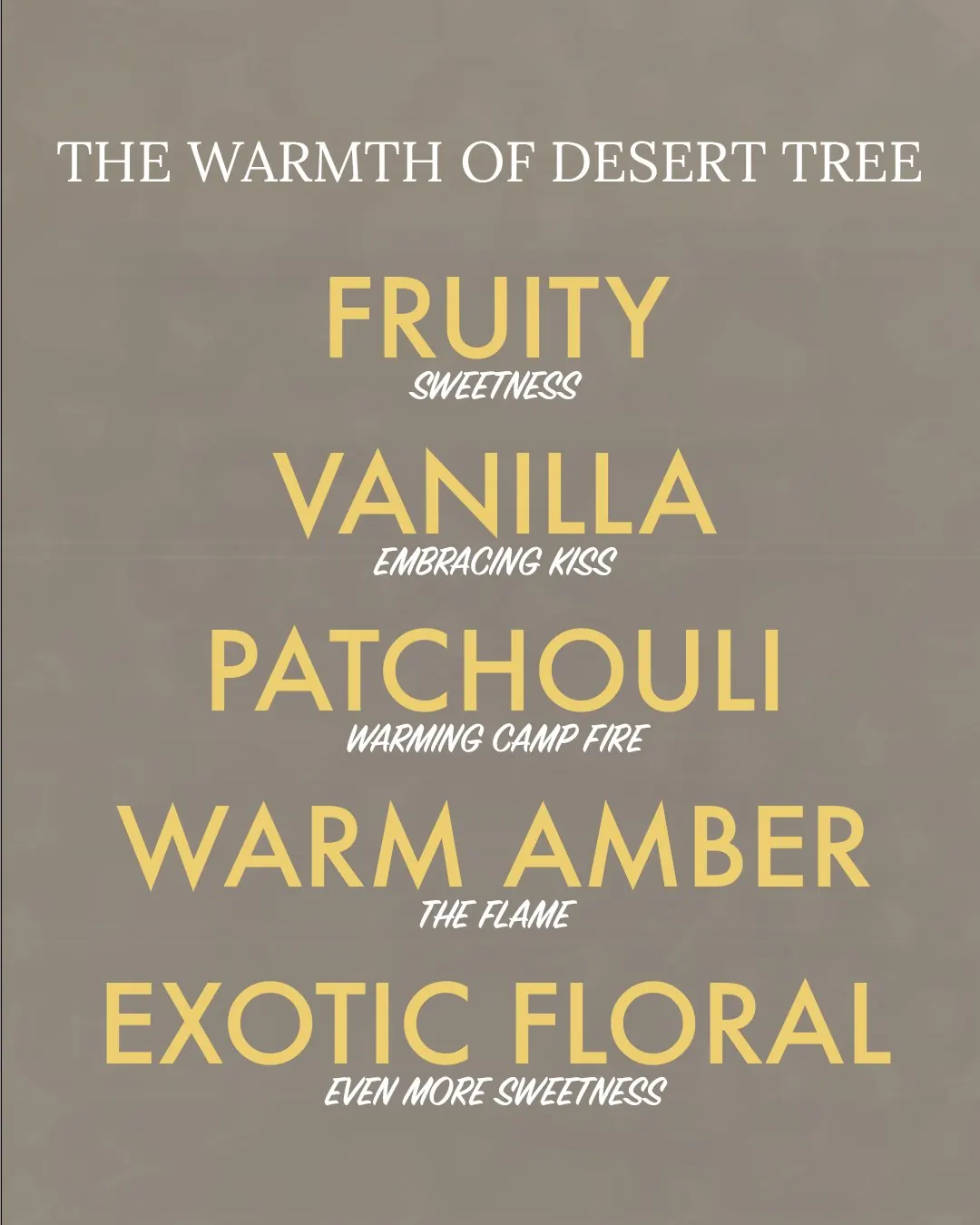 Kadin Fragrance / Desert Tree / Keep me warm / 3/4